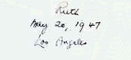 Ruth  Landes signature