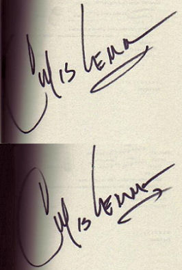 Chris  Lemmon signature