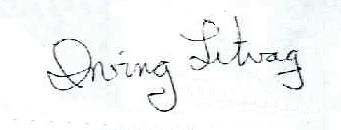 Irving  Litvag signature