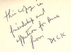Dick  Lourie signature