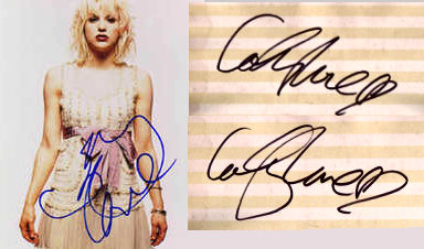 Courtney  Love signature