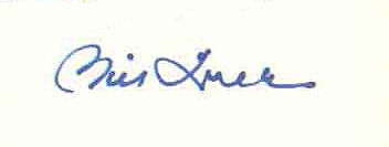 William  Luce signature