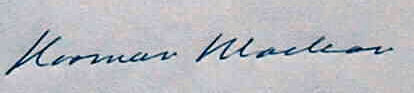 Norman  Maclean signature