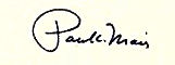 Paul L.  Maier signature