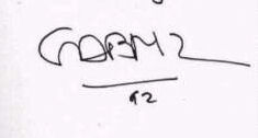 Gabriel  Marquez signature