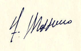Frank  Mazzucco signature