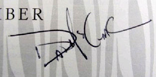 David  McCumber signature