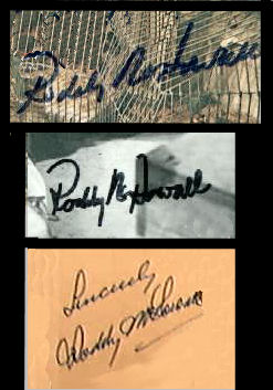 Roddy  McDowell signature