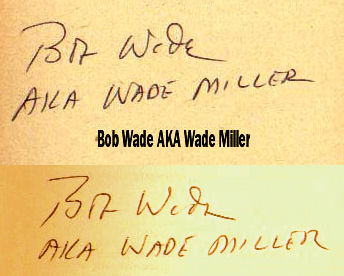 Wade  Miller signature