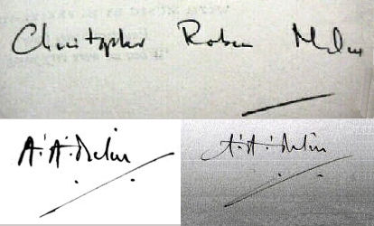 A. A. Milne signature