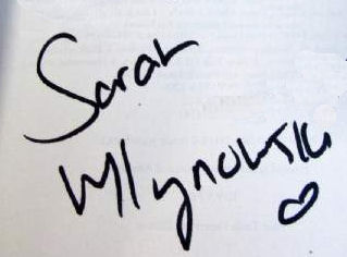 Sarah  Mlynowski signature
