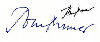 John  Mortimer signature