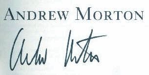 Andrew  Morton signature