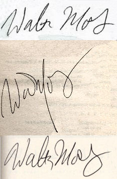 Walter  Mosley signature