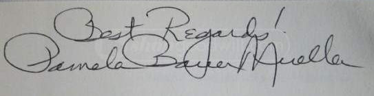 Pamela Bauer  Mueller signature