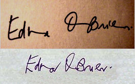 Edna  O'Brien signature