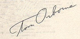 Tom  Osborne signature