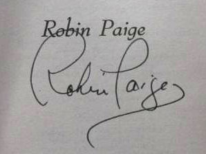 Robin  Paige signature