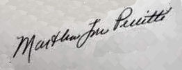 Martha Lou  Perritti signature
