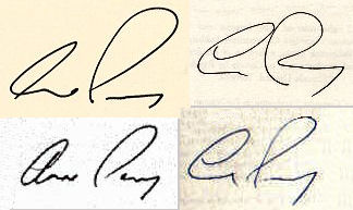 Anne  Perry signature