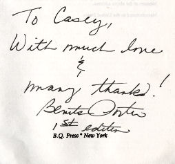 Benita  Porter signature