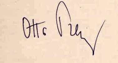 Otto  Preminger signature