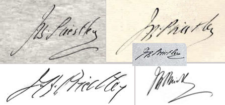 J. B.  Priestley signature