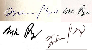 Mario  Puzo signature