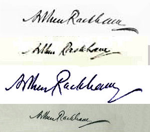 Arthur  Rackham signature