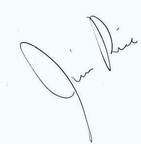 James  Rice signature
