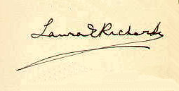 Laura E.  Richards signature