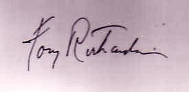 Tony  Richardson signature