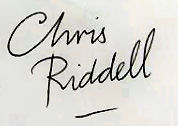 Chris  Riddel signature