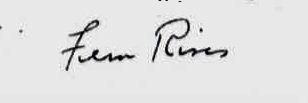 Fern  Rives signature
