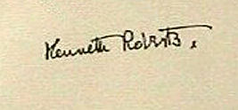 Kenneth  Roberts signature