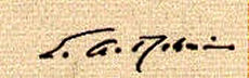 E. A.  Robinson signature