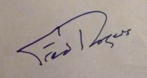 Fred  Rogers signature