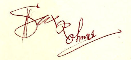 Sax  Rohmer signature