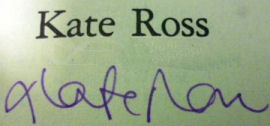 Kate  Ross signature