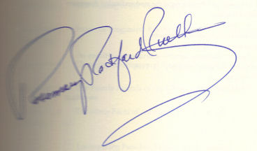 Rosemary Radford  Ruether signature