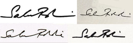 Salman  Rushdie signature