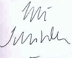 Fritz  Scholder signature