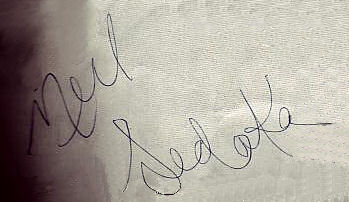 Neil  Sedaka signature