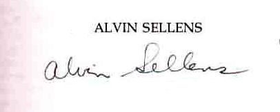 Alvin  Sellens signature