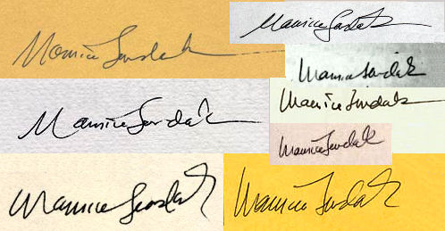 Maurice  Sendak signature