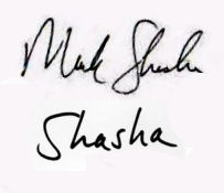 Mark  Shasha signature