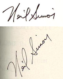 Neil  Simon signature