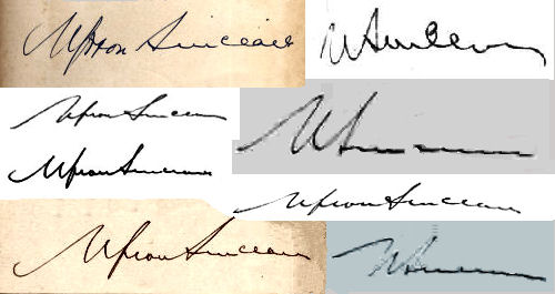 Upton  Sinclair signature