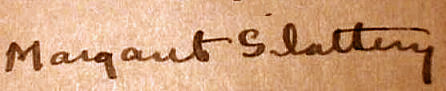 Margaret  Slattery signature