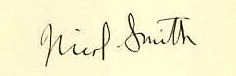 Nicol  Smith signature
